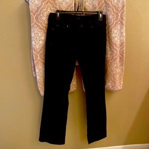 Black boot cut jeans